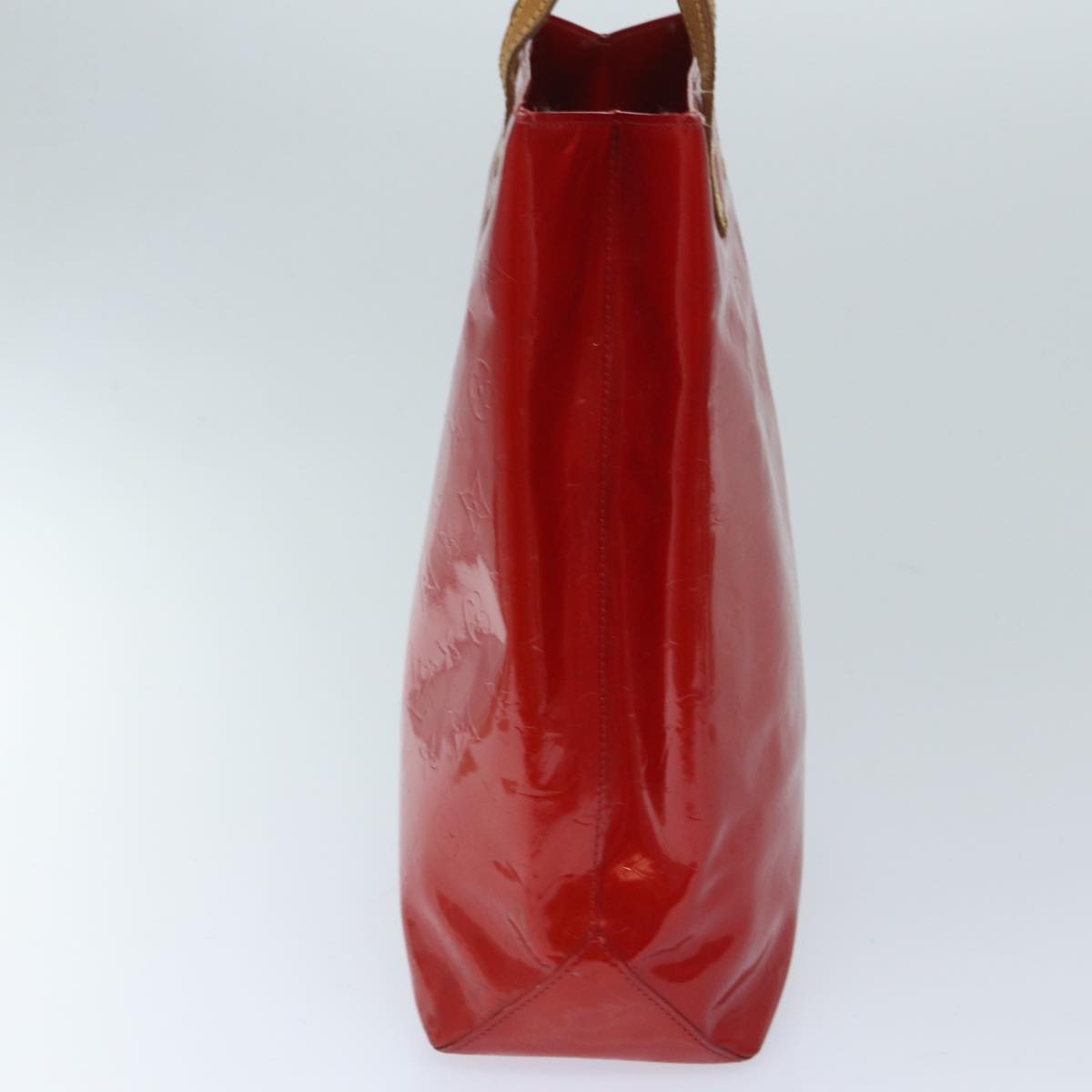 LOUIS VUITTON Monogram Vernis Reade MM Hand Bag Red M91086 LV bs13168