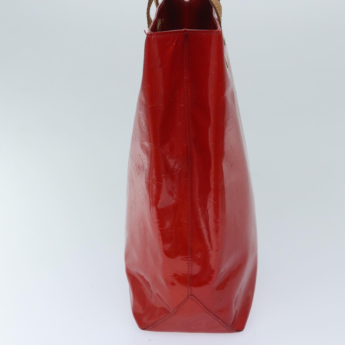 LOUIS VUITTON Monogram Vernis Reade MM Hand Bag Red M91086 LV bs13168