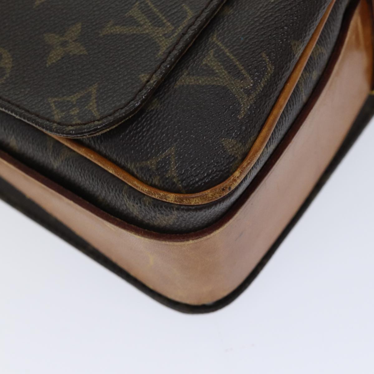 LOUIS VUITTON Monogram Cartouchiere GM Shoulder Bag Vintage M51252 bs13169