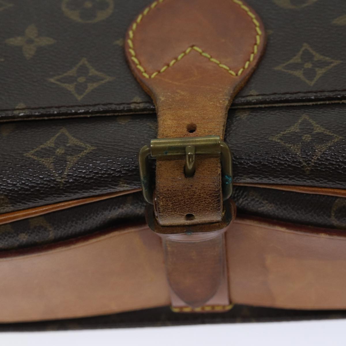 LOUIS VUITTON Monogram Cartouchiere GM Shoulder Bag Vintage M51252 bs13169