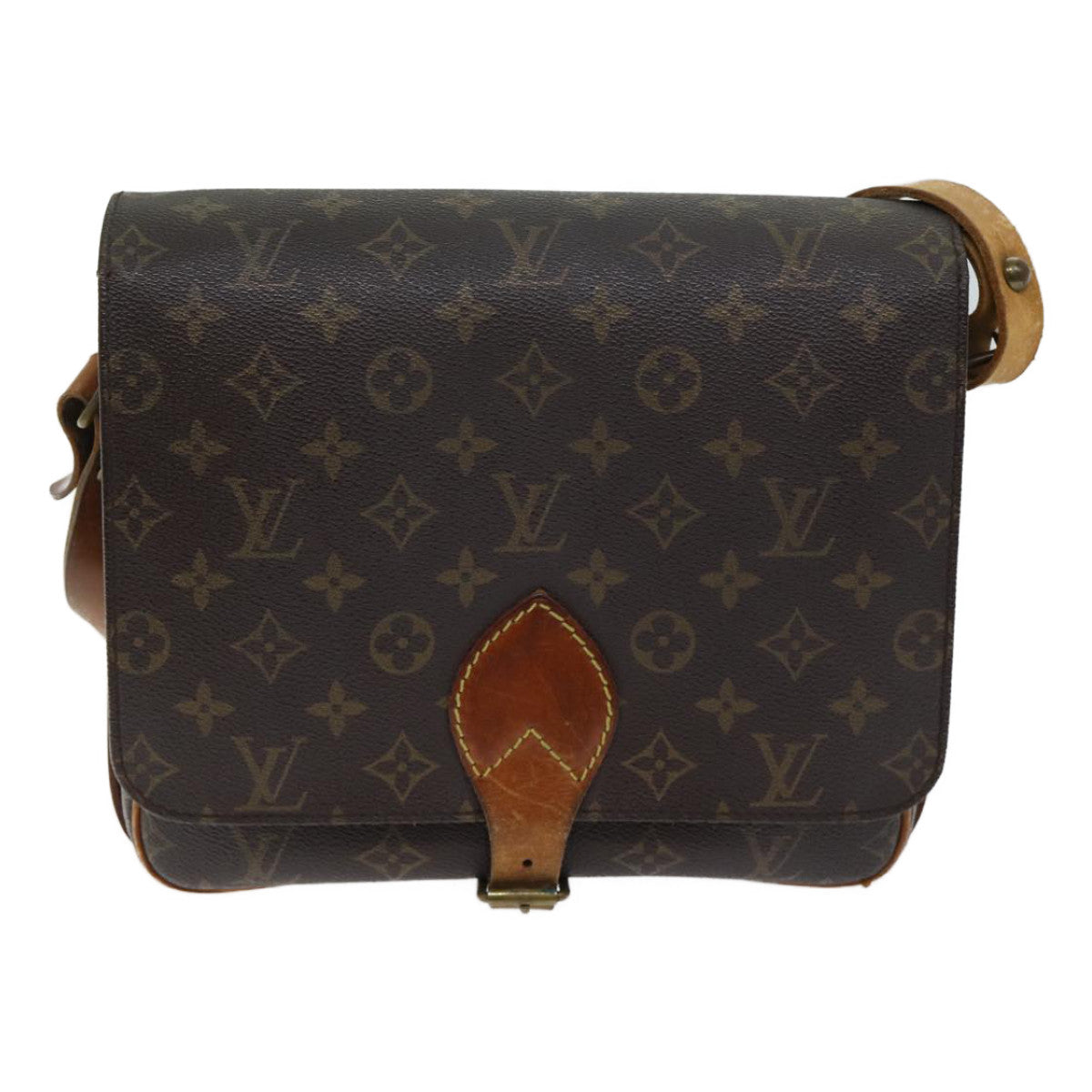 LOUIS VUITTON Monogram Cartouchiere GM Shoulder Bag Vintage M51252 bs13169