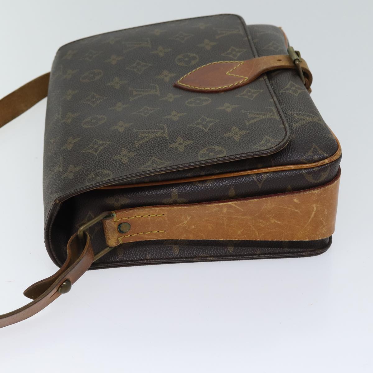 LOUIS VUITTON Monogram Cartouchiere GM Shoulder Bag Vintage M51252 bs13169