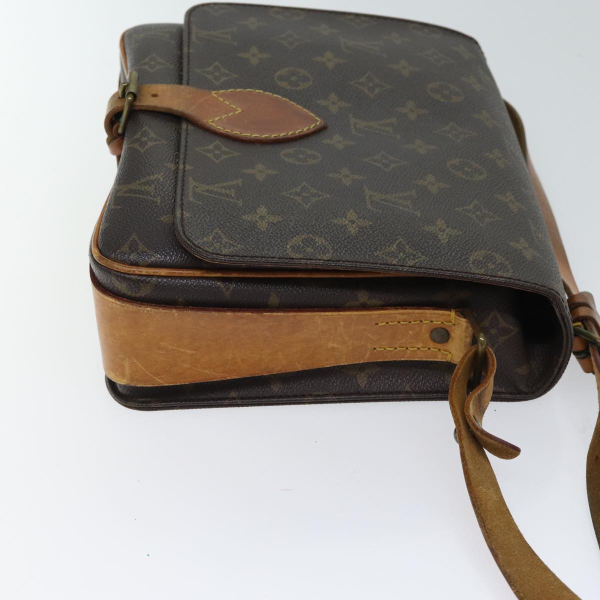LOUIS VUITTON Monogram Cartouchiere GM Shoulder Bag Vintage M51252 bs13169