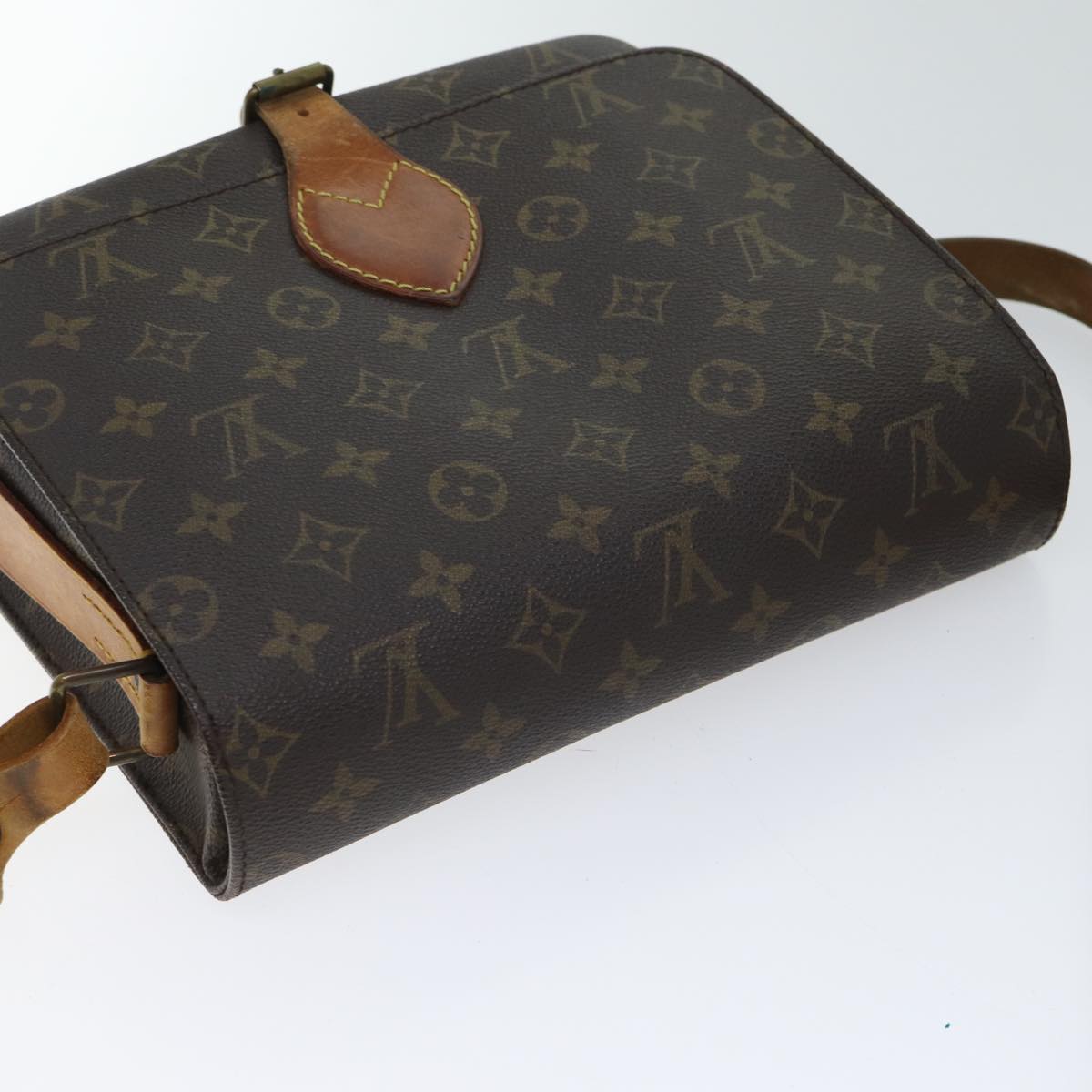 LOUIS VUITTON Monogram Cartouchiere GM Shoulder Bag Vintage M51252 bs13169
