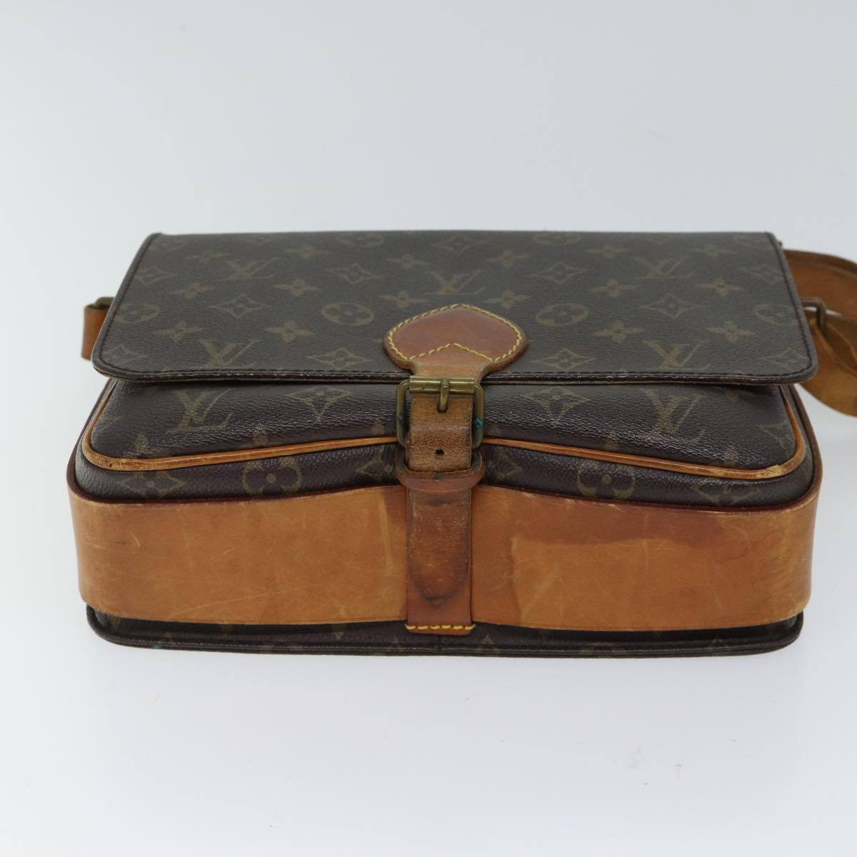 LOUIS VUITTON Monogram Cartouchiere GM Shoulder Bag Vintage M51252 bs13169