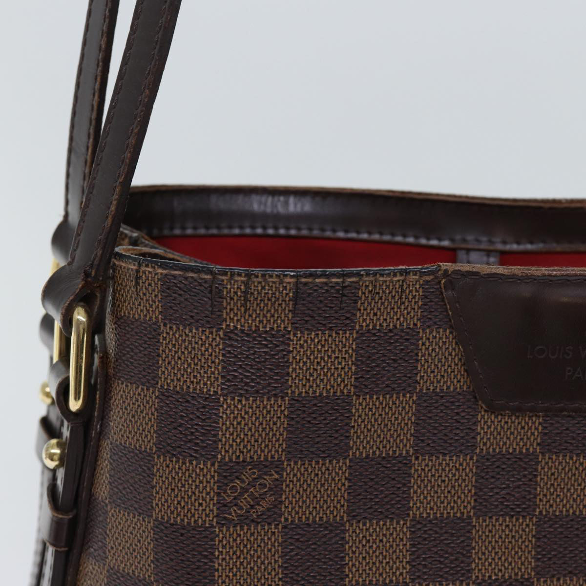 LOUIS VUITTON Damier Ebene Cabas Rivington Shoulder Bag N41108 LV bs13175