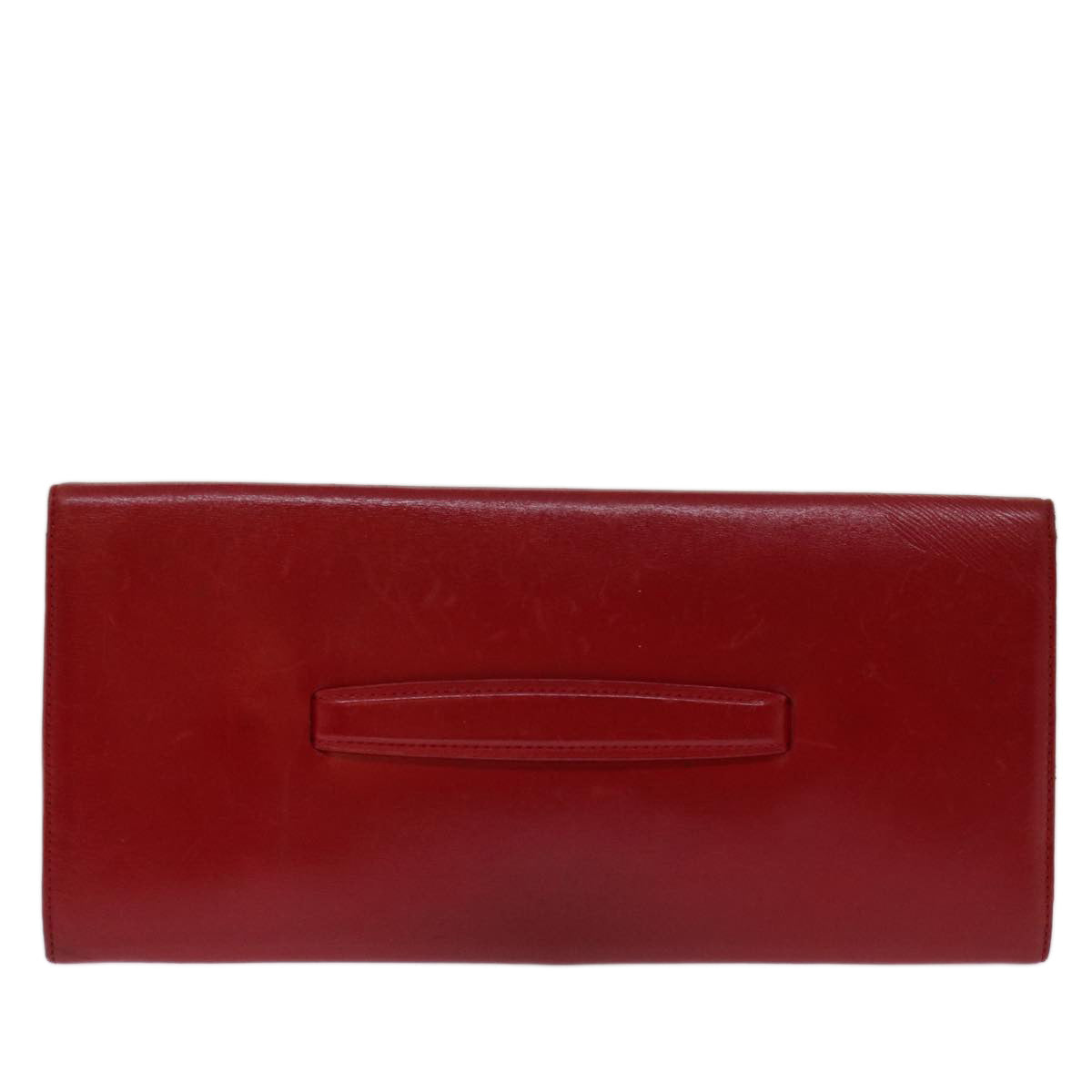 LOUIS VUITTON Mycenae Clutch Bag Leather Red M63957 LV bs13222