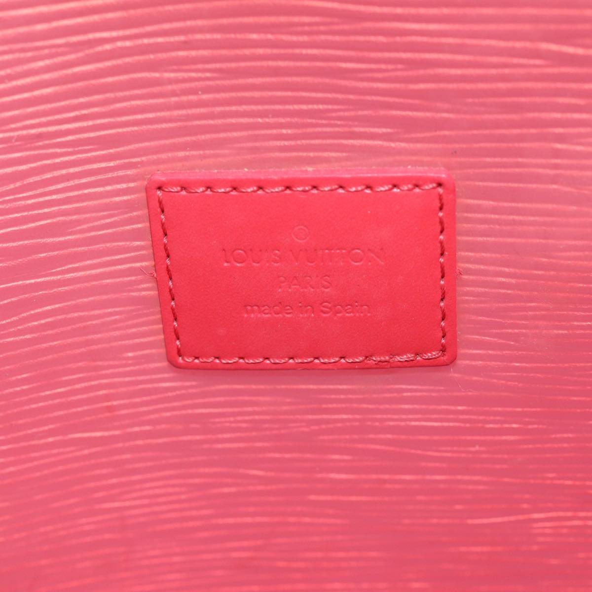LOUIS VUITTON Epi Plage Lagoon Bay Tote Bag Red M92150 LV bs13233