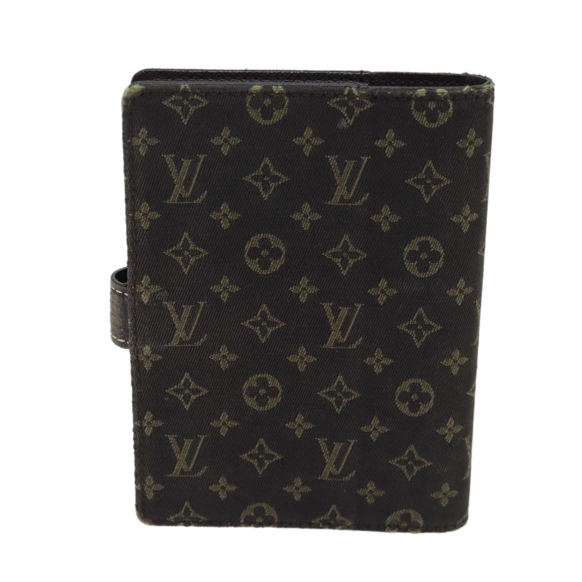 LOUIS VUITTON Mini Lin Agenda PM Day Planner Cover Ebene R20916 LV bs13261