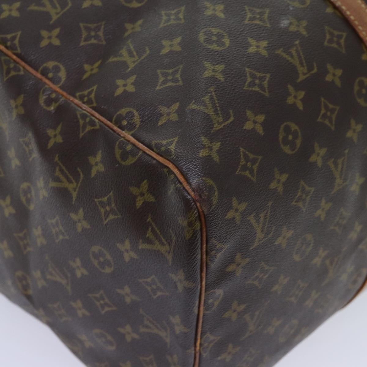 LOUIS VUITTON Monogram Sac Souple 55 Boston Bag M41622 LV bs13264