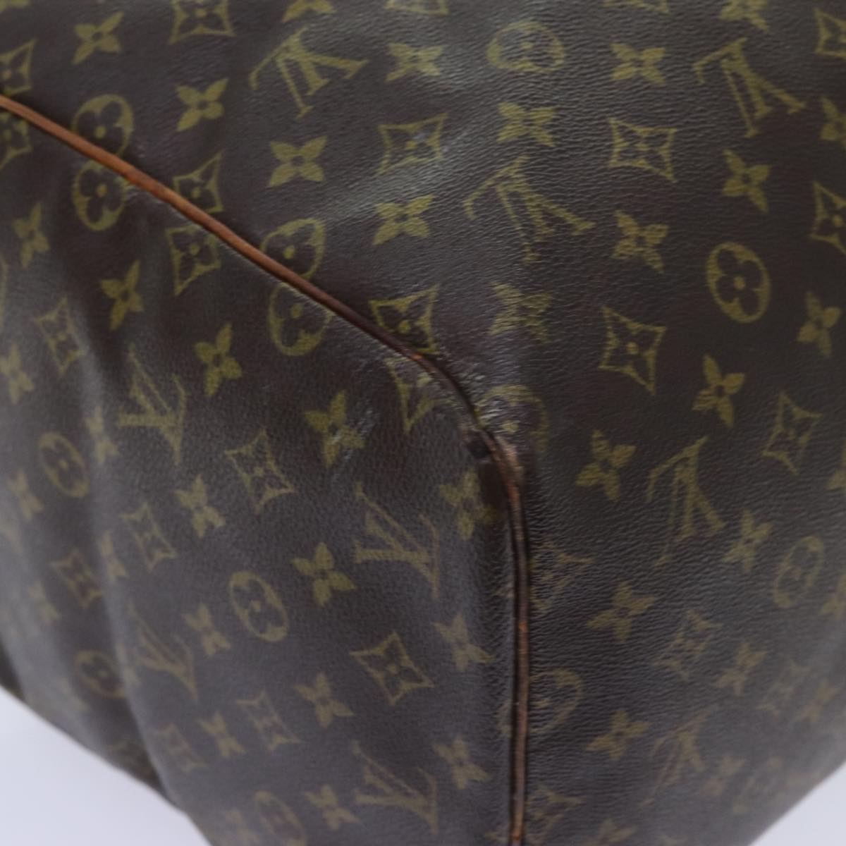 LOUIS VUITTON Monogram Sac Souple 55 Boston Bag M41622 LV bs13264