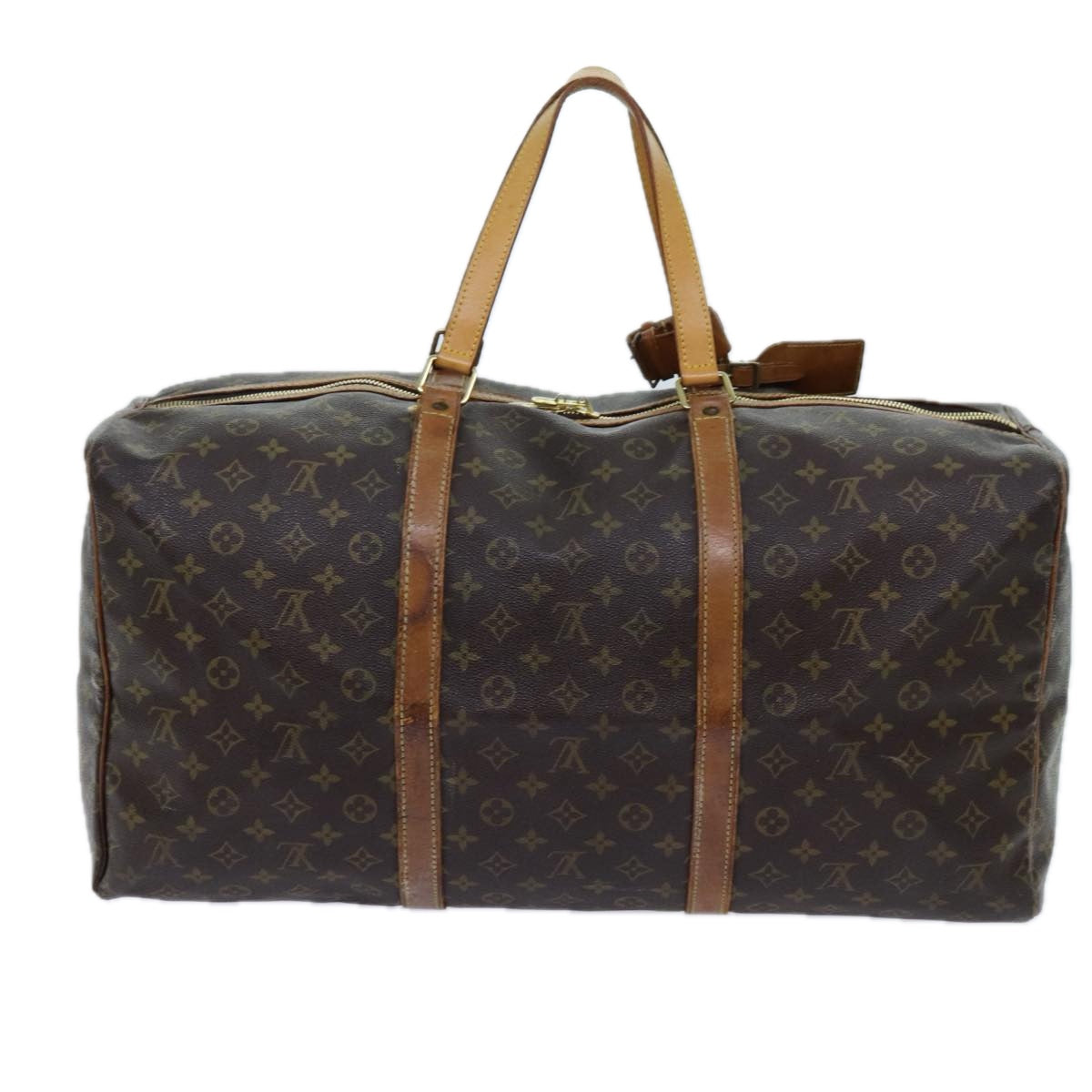 LOUIS VUITTON Monogram Sac Souple 55 Boston Bag M41622 LV bs13264