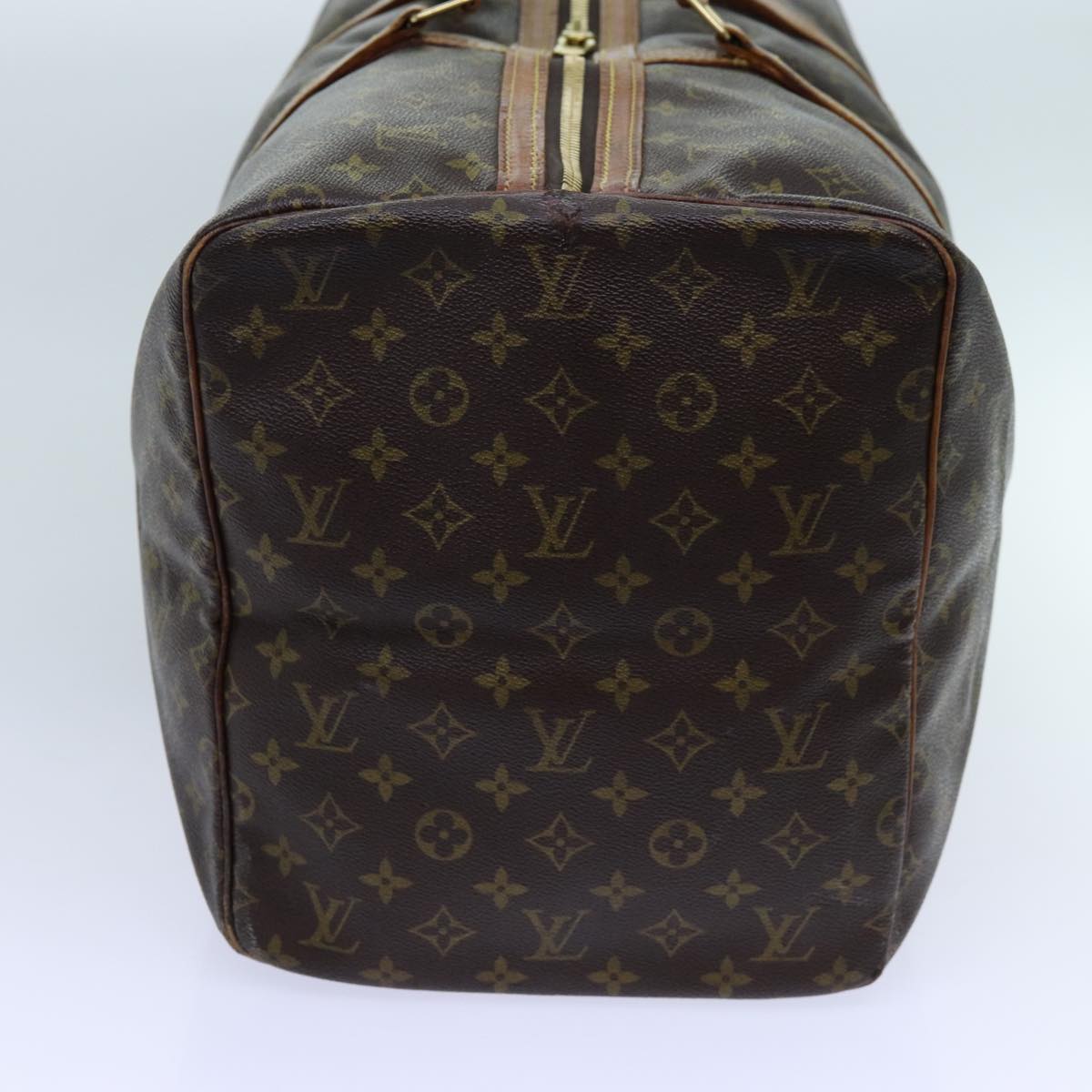 LOUIS VUITTON Monogram Sac Souple 55 Boston Bag M41622 LV bs13264