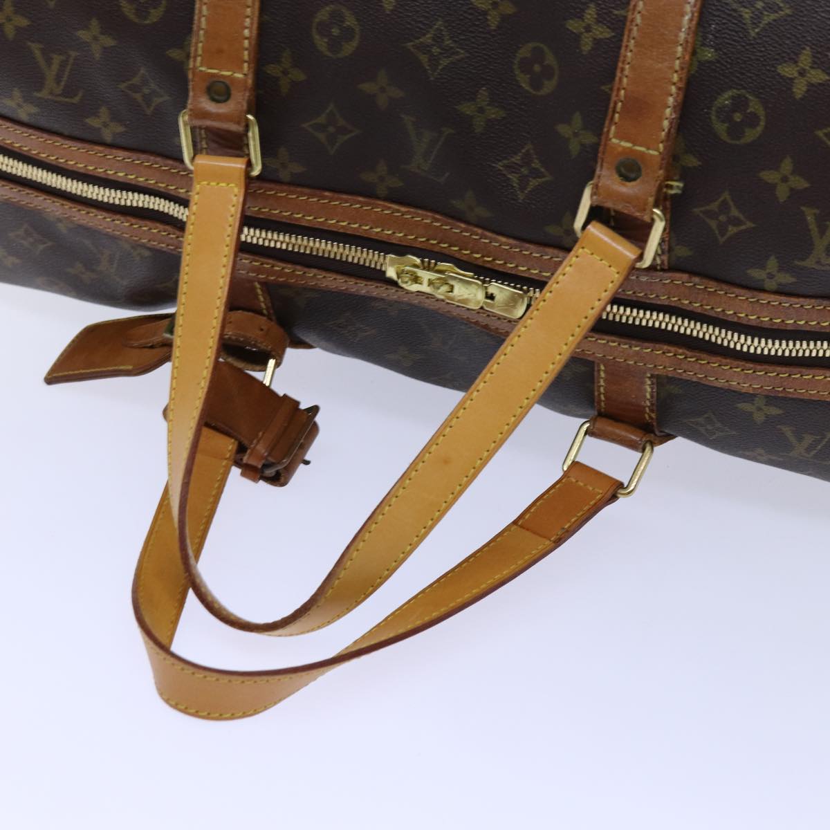 LOUIS VUITTON Monogram Sac Souple 55 Boston Bag M41622 LV bs13264