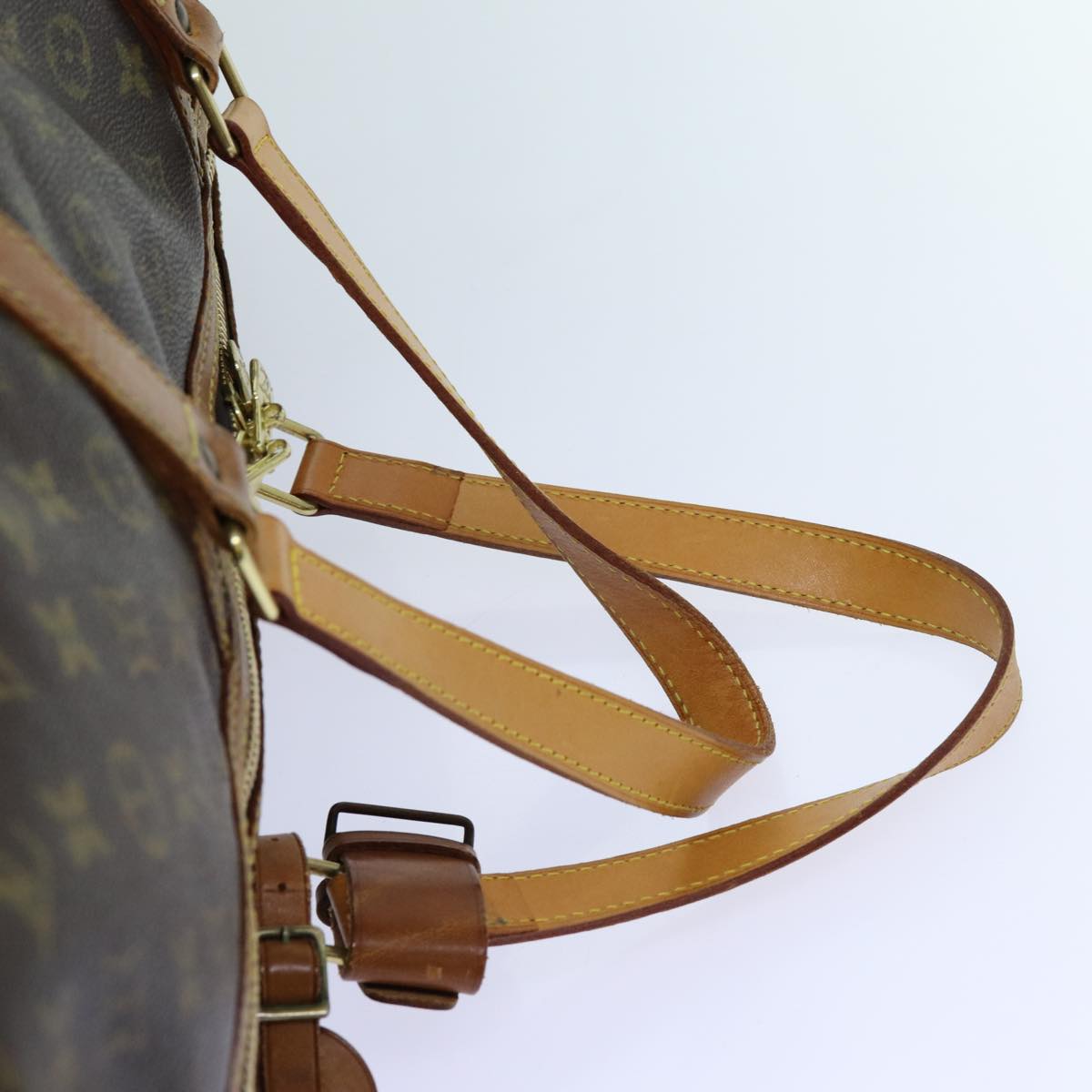 LOUIS VUITTON Monogram Sac Souple 55 Boston Bag M41622 LV bs13264