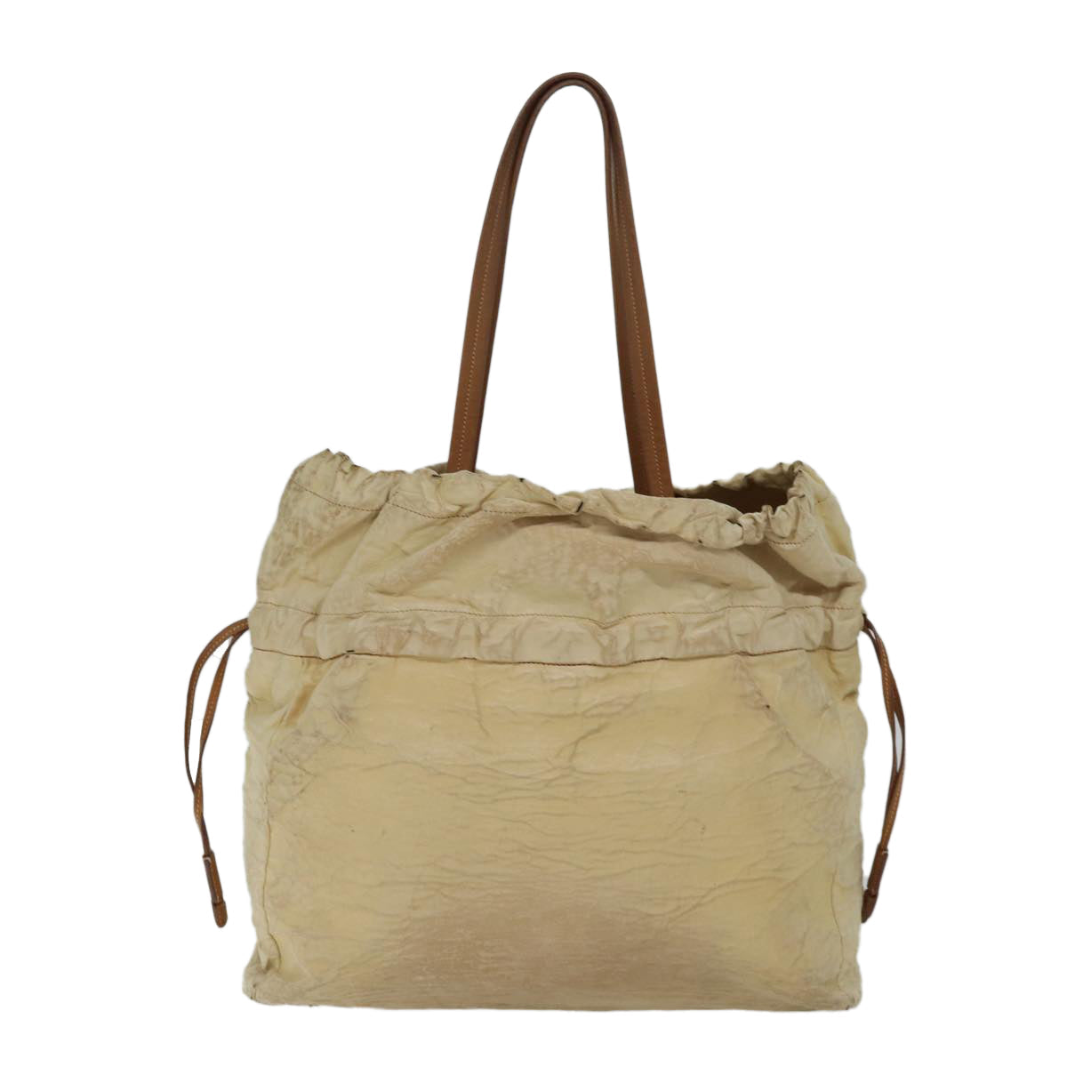 Luxury PradaShoulder Bag Leather Beige bs13274