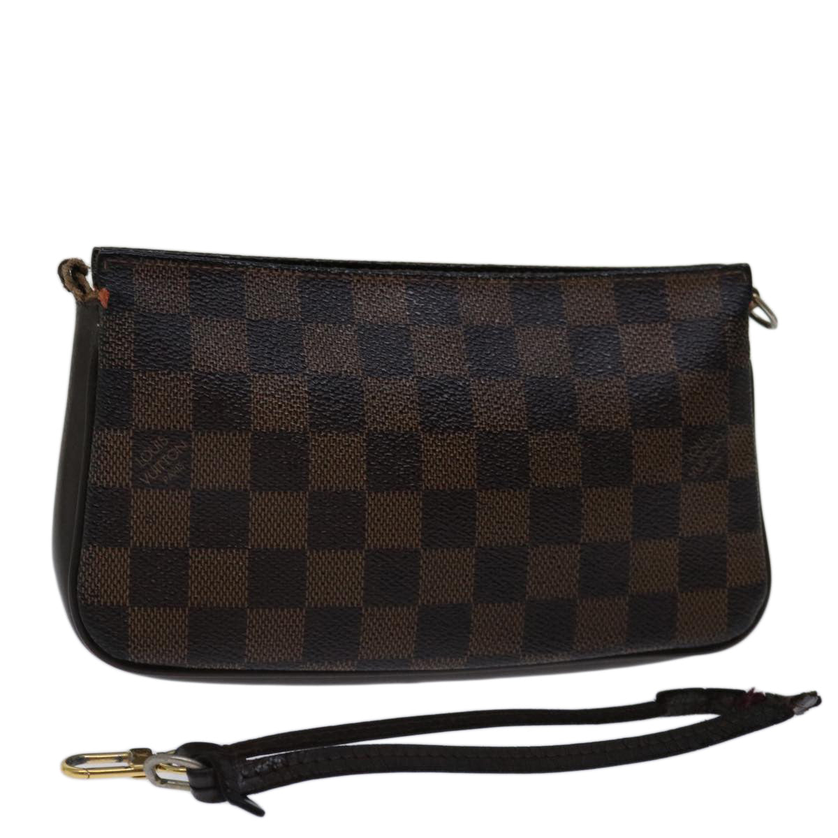 LOUIS VUITTON Damier Ebene Navona Accessory Pouch N51983 LV bs13316