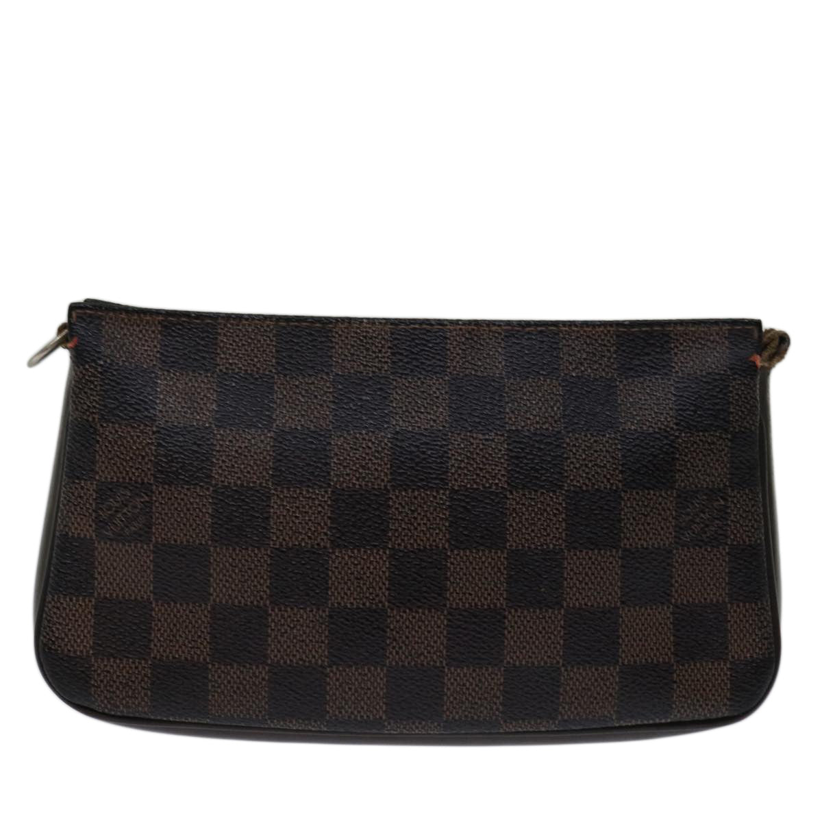 LOUIS VUITTON Damier Ebene Navona Accessory Pouch N51983 LV bs13316