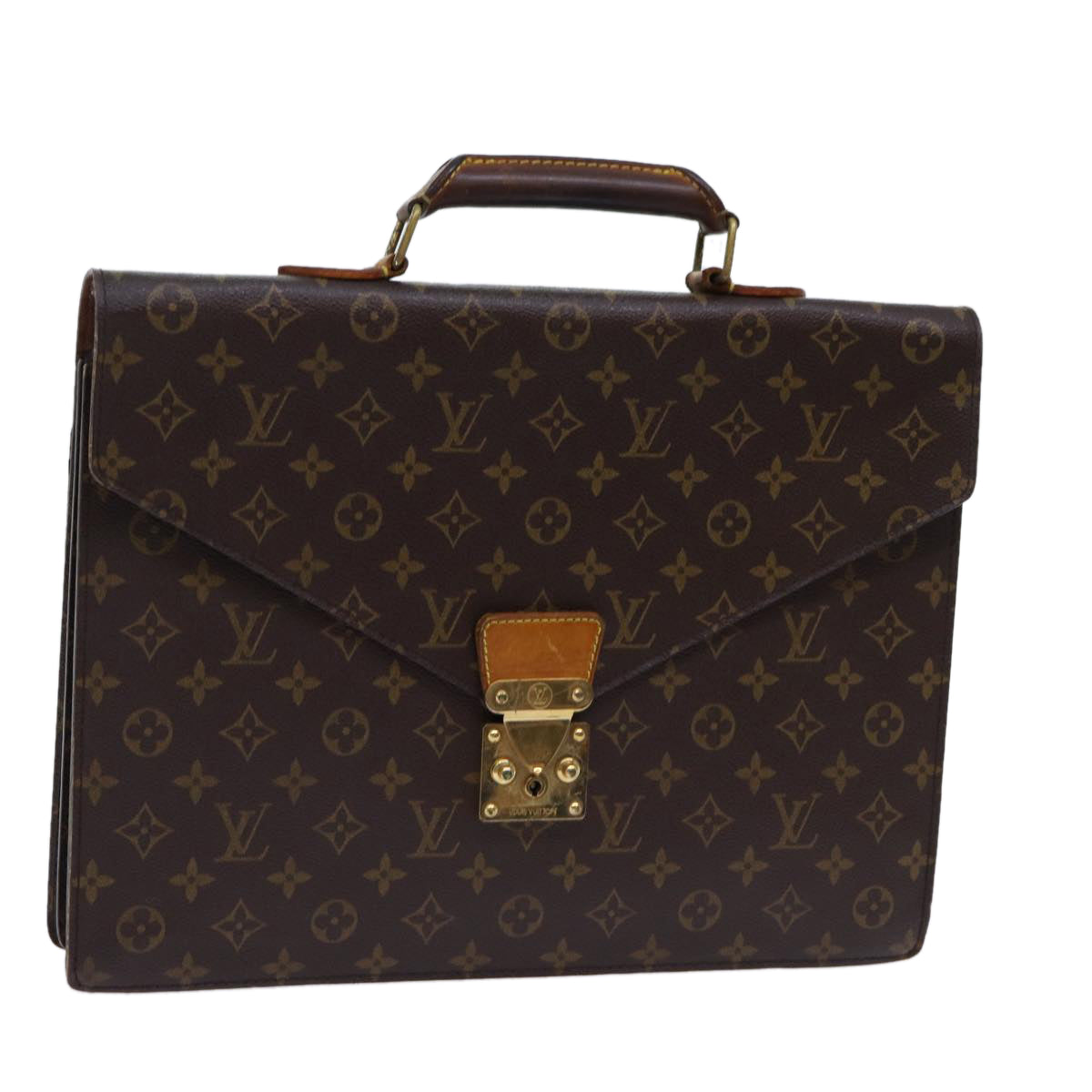 LOUIS VUITTON Monogram Serviette Conseiller Briefcase M53331 LV bs13317