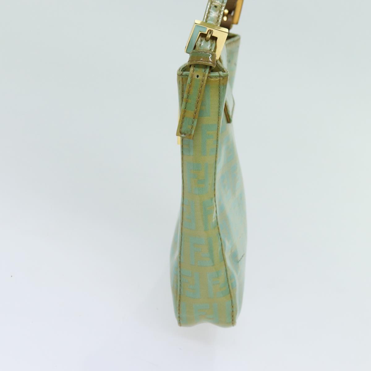 Luxury FendiZucchino Canvas Hand Bag Greenbs13377