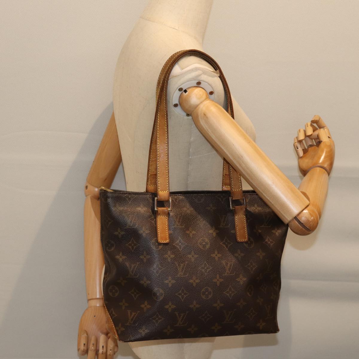 LOUIS VUITTON Monogram Cabas Piano Tote Bag M51148 LV bs13443