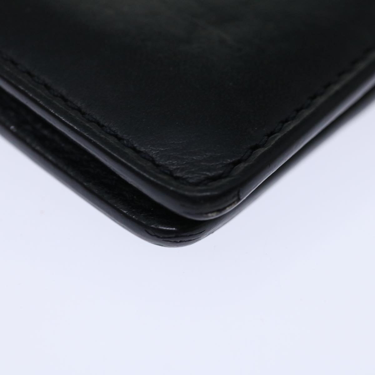 LOUIS VUITTON Nomad Multipuru Wallet Leather Black LV bs13444
