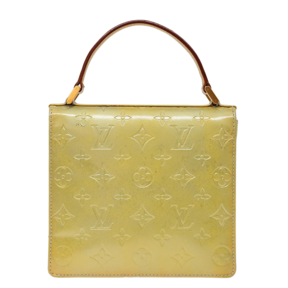 LOUIS VUITTON Monogram Vernis Spring street Hand Bag Gris M91029 LV bs13447