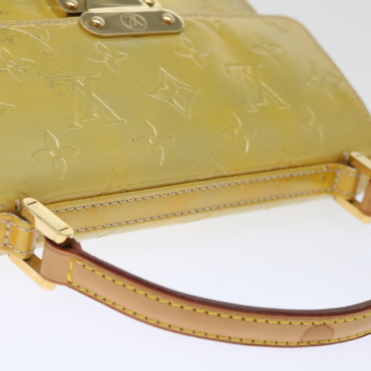 LOUIS VUITTON Monogram Vernis Spring street Hand Bag Gris M91029 LV bs13447