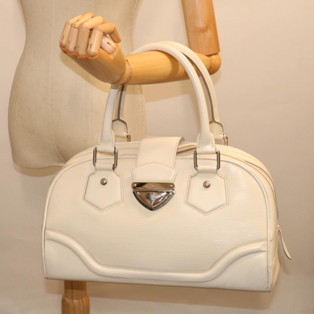 LOUIS VUITTON Epi Montaigne GM Hand Bag Yvoire M5932J LV bs13448