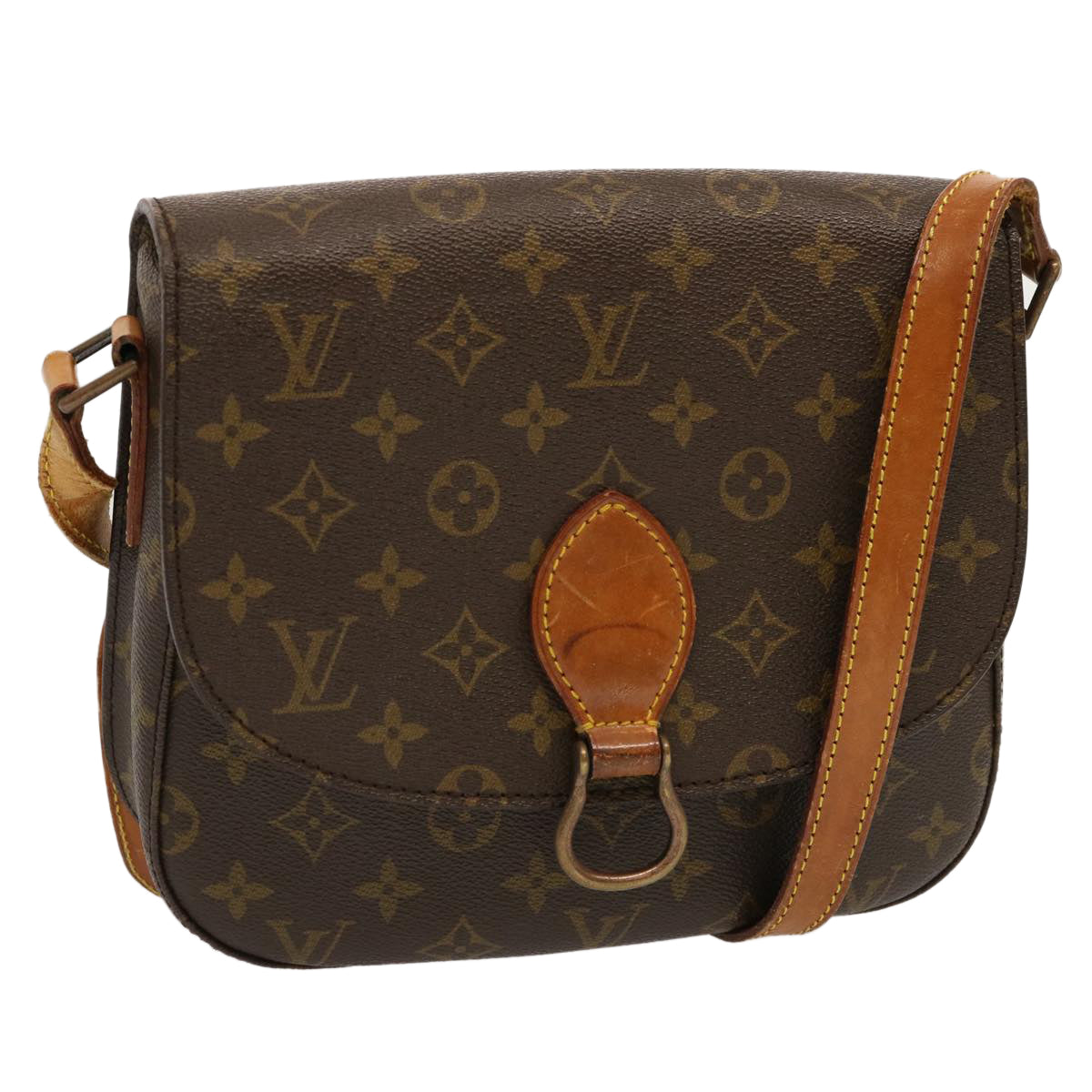 LOUIS VUITTON Monogram Saint Cloud GM Shoulder Bag Vintage M51242 bs13477