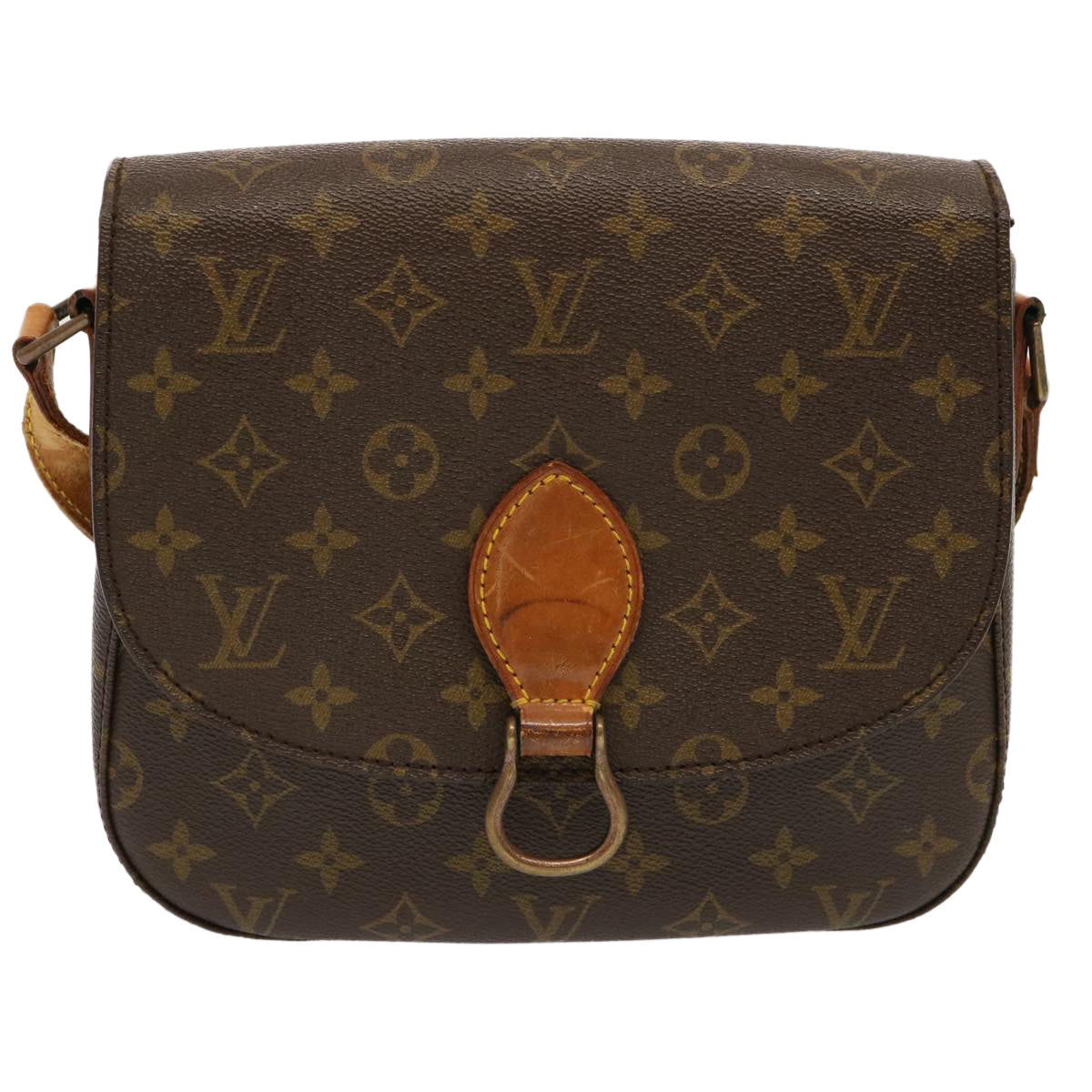 LOUIS VUITTON Monogram Saint Cloud GM Shoulder Bag Vintage M51242 bs13477