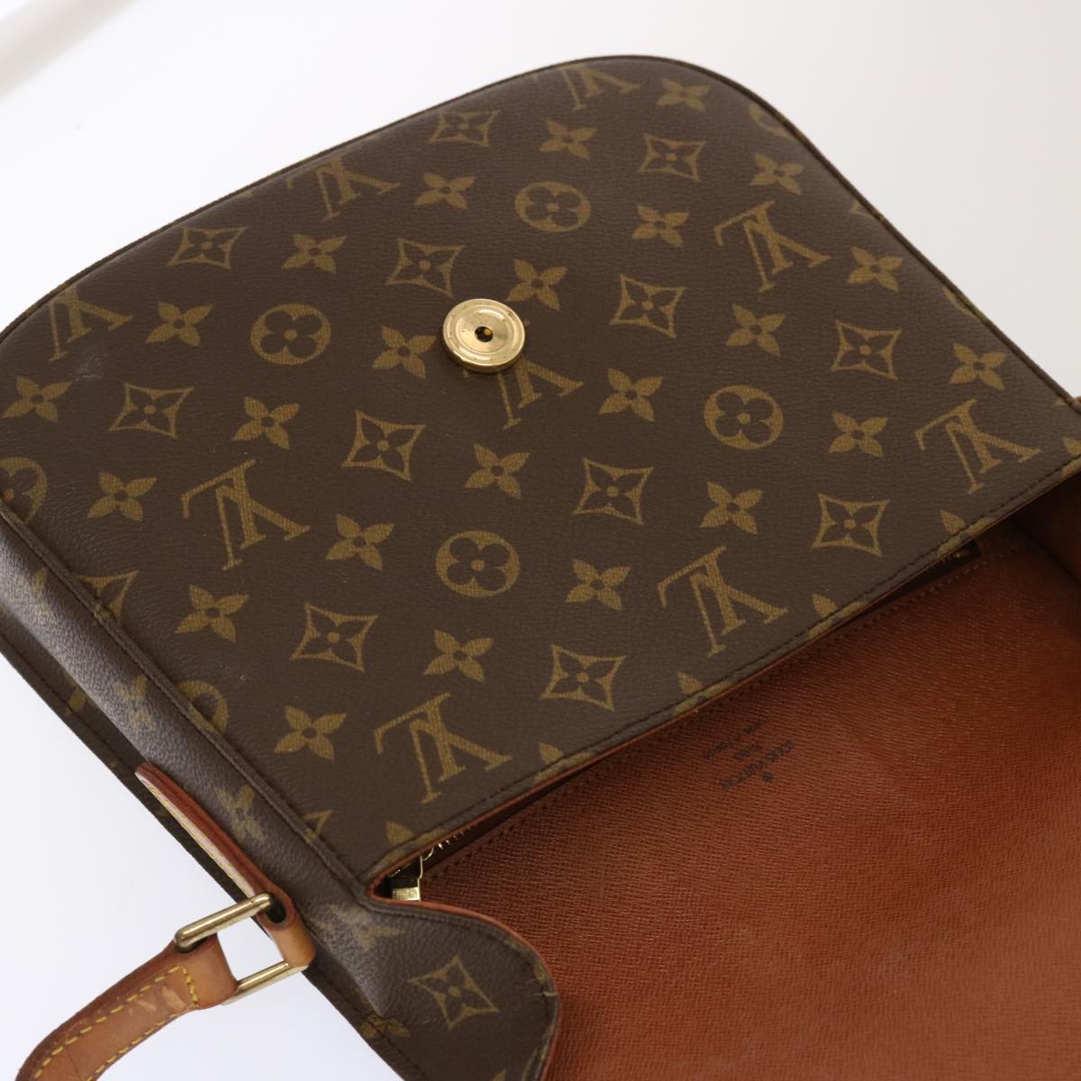 LOUIS VUITTON Monogram Saint Cloud GM Shoulder Bag M51242 LV bs13478