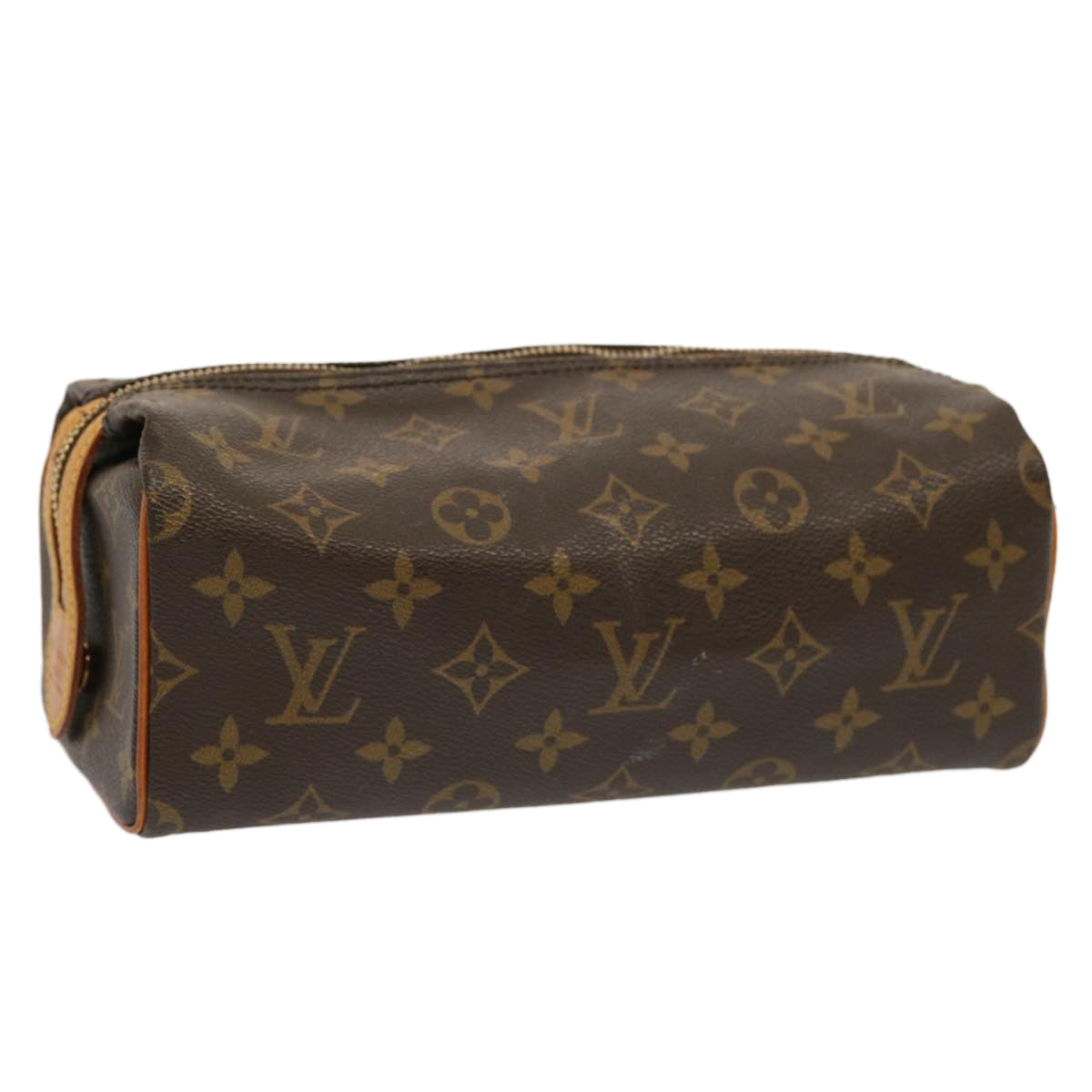 LOUIS VUITTON Monogram Trousse Patte Pression Cosmetic Pouch M47636 bs13479
