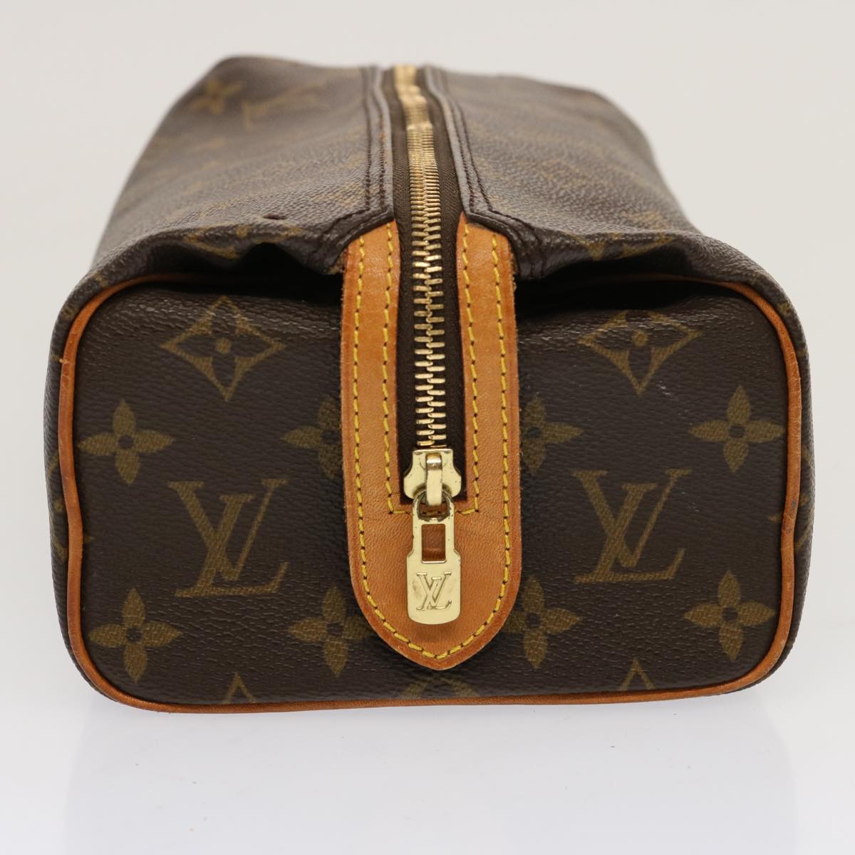 LOUIS VUITTON Monogram Trousse Patte Pression Cosmetic Pouch M47636 bs13479