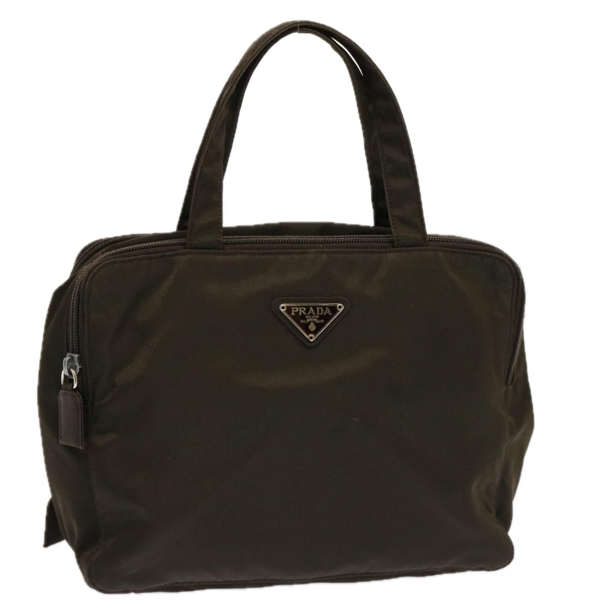 Luxury PradaHand Bag Nylon Brown bs13481