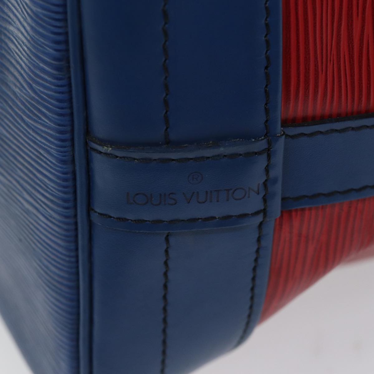 LOUIS VUITTON Epi Noe Shoulder Bag Bicolor Red Blue M44084 LV bs13511