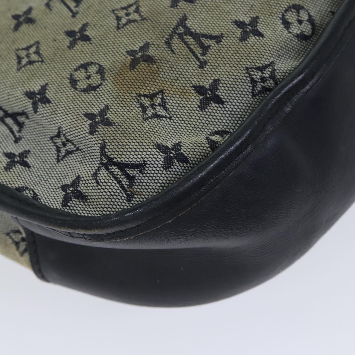 LOUIS VUITTON Monogram Mini Belanger Shoulder Bag Blue M92670 LV bs13523
