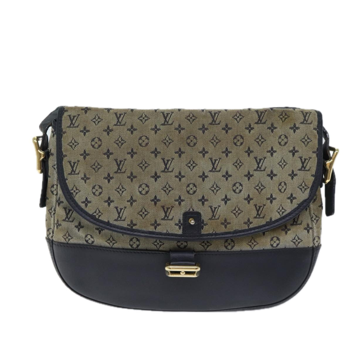 LOUIS VUITTON Monogram Mini Belanger Shoulder Bag Blue M92670 LV bs13523