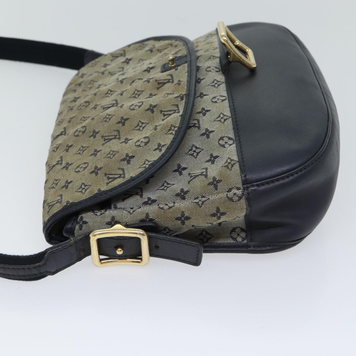 LOUIS VUITTON Monogram Mini Belanger Shoulder Bag Blue M92670 LV bs13523