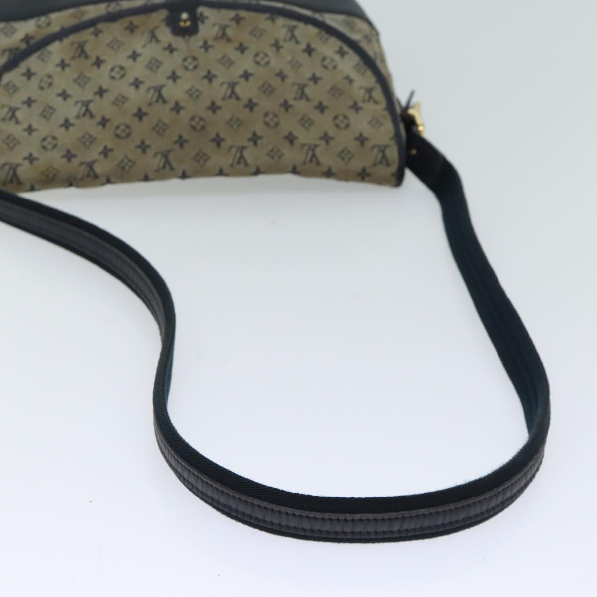 LOUIS VUITTON Monogram Mini Belanger Shoulder Bag Blue M92670 LV bs13523