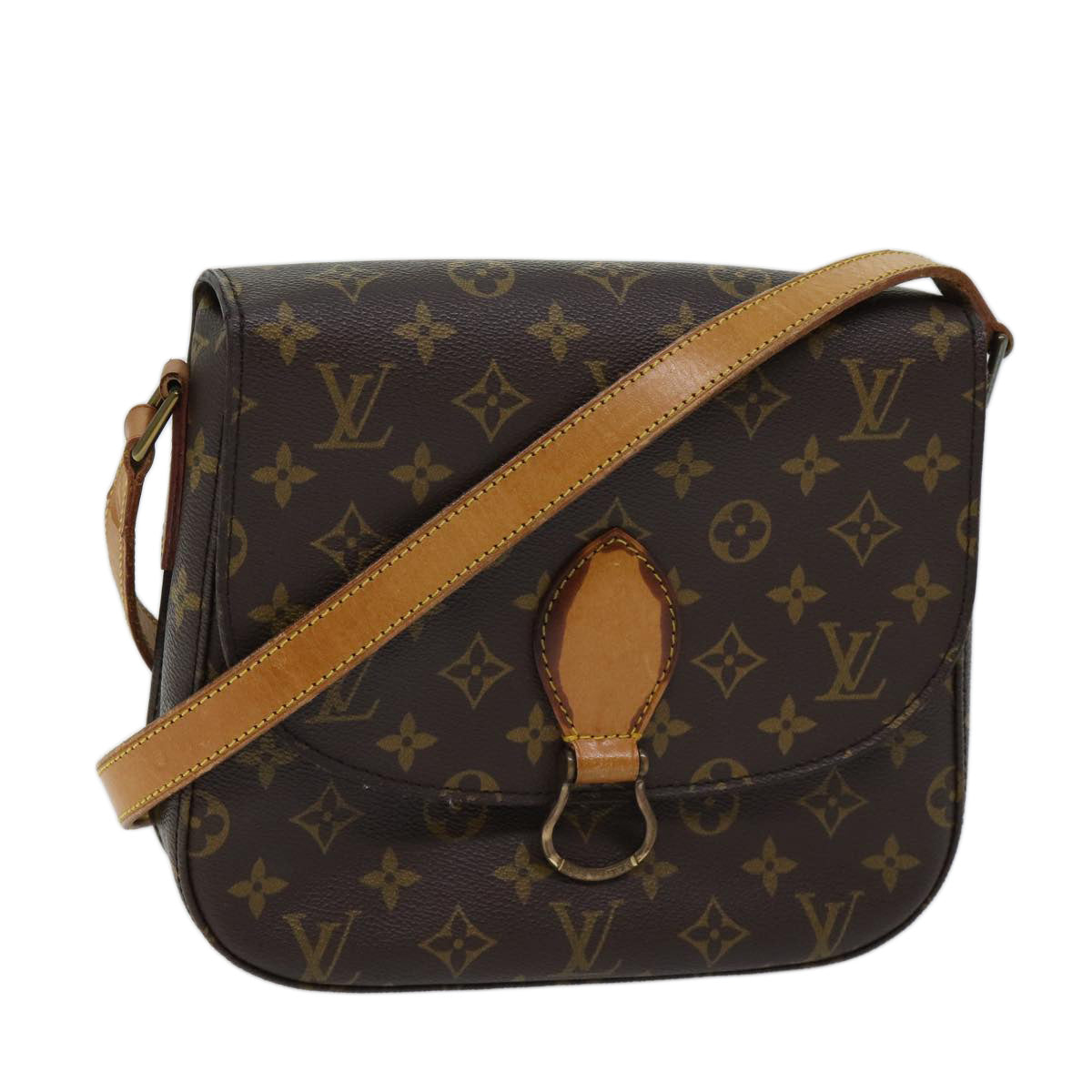 LOUIS VUITTON Monogram Saint Cloud GM Shoulder Bag M51242 LV bs13541