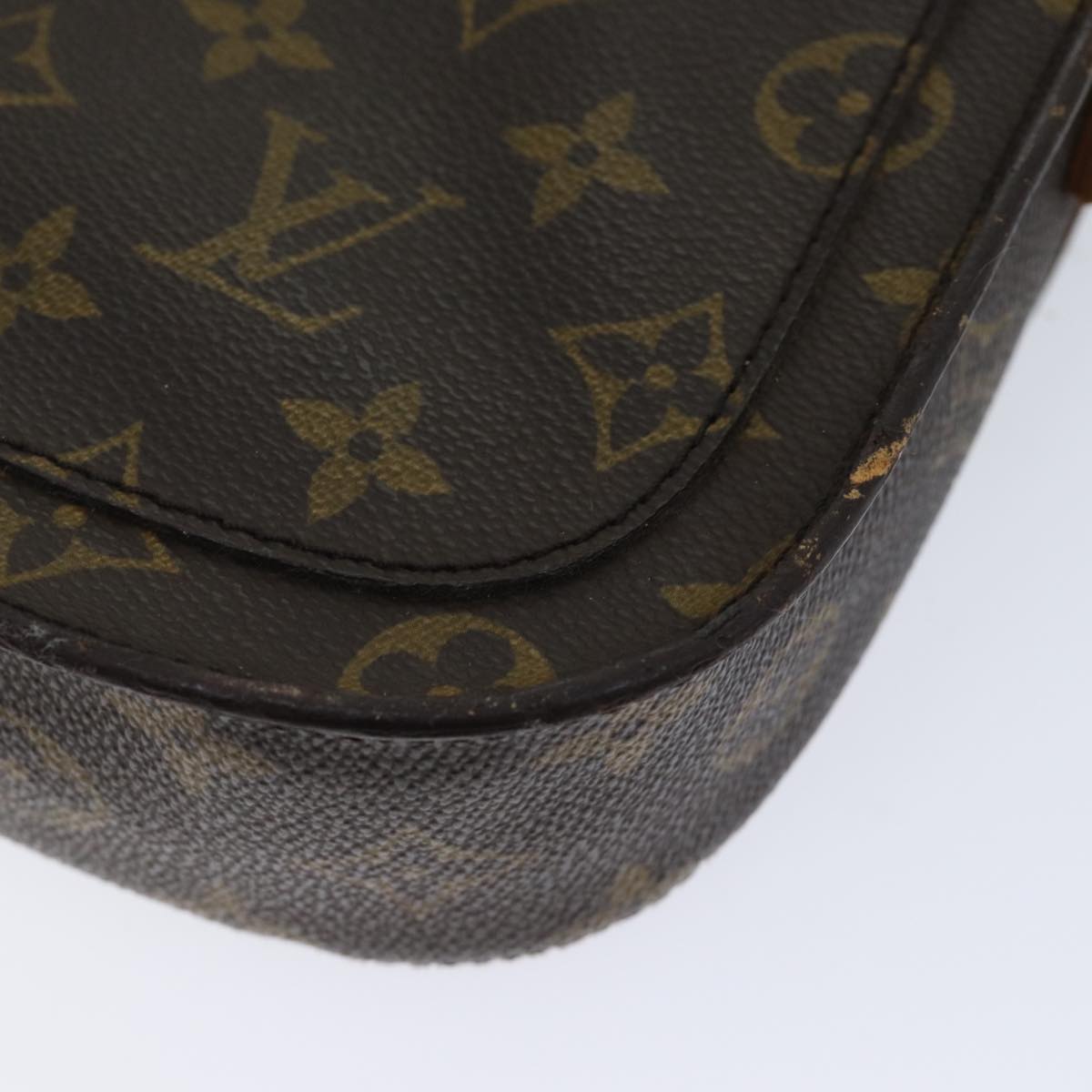 LOUIS VUITTON Monogram Saint Cloud MM Shoulder Bag M51243 LV bs13542