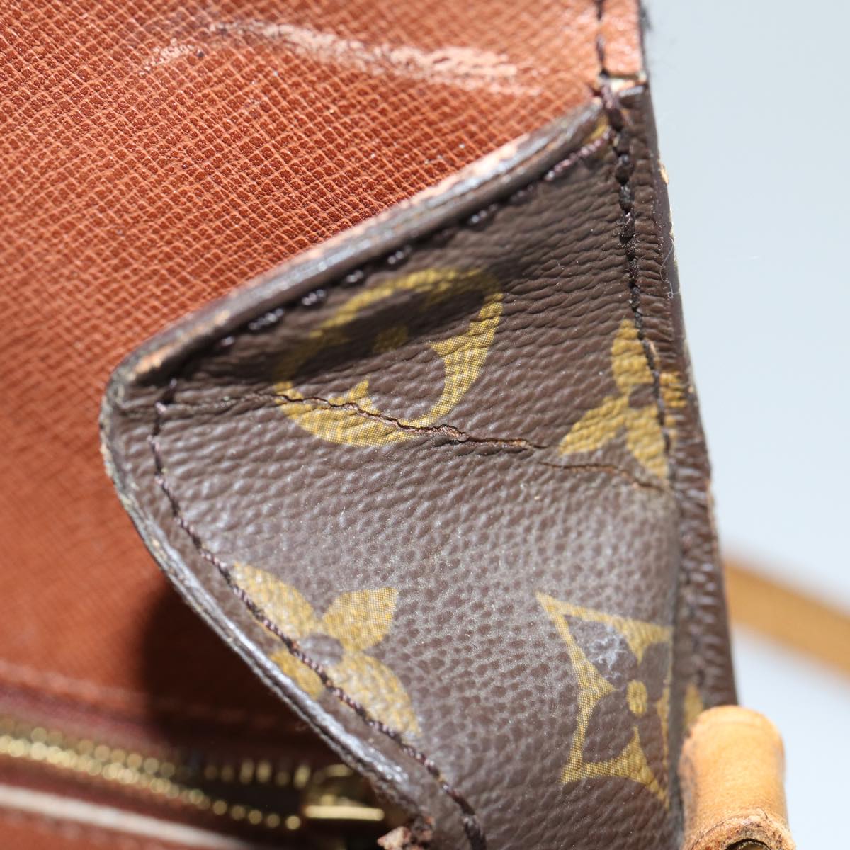 LOUIS VUITTON Monogram Saint Cloud MM Shoulder Bag M51243 LV bs13542