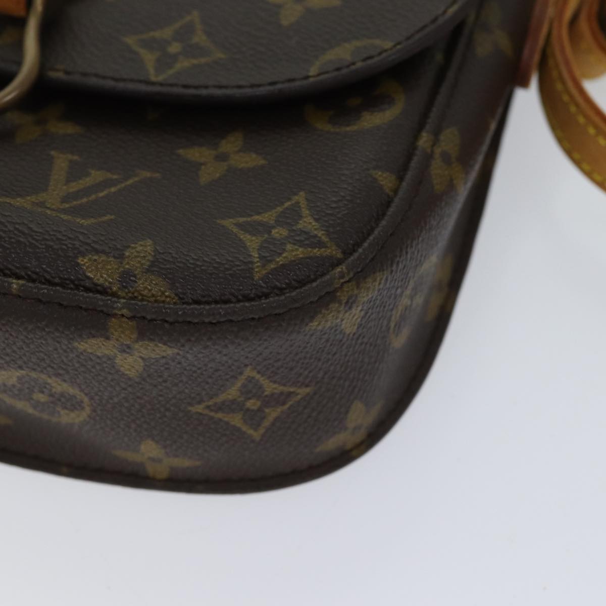 LOUIS VUITTON Monogram Saint Cloud MM Shoulder Bag M51243 LV bs13549