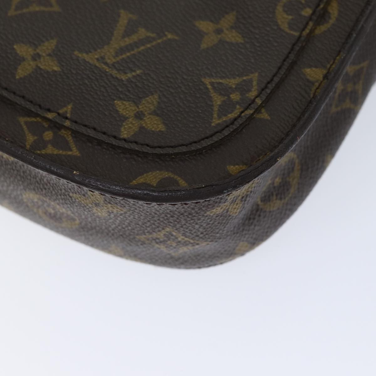 LOUIS VUITTON Monogram Saint Cloud MM Shoulder Bag M51243 LV bs13549