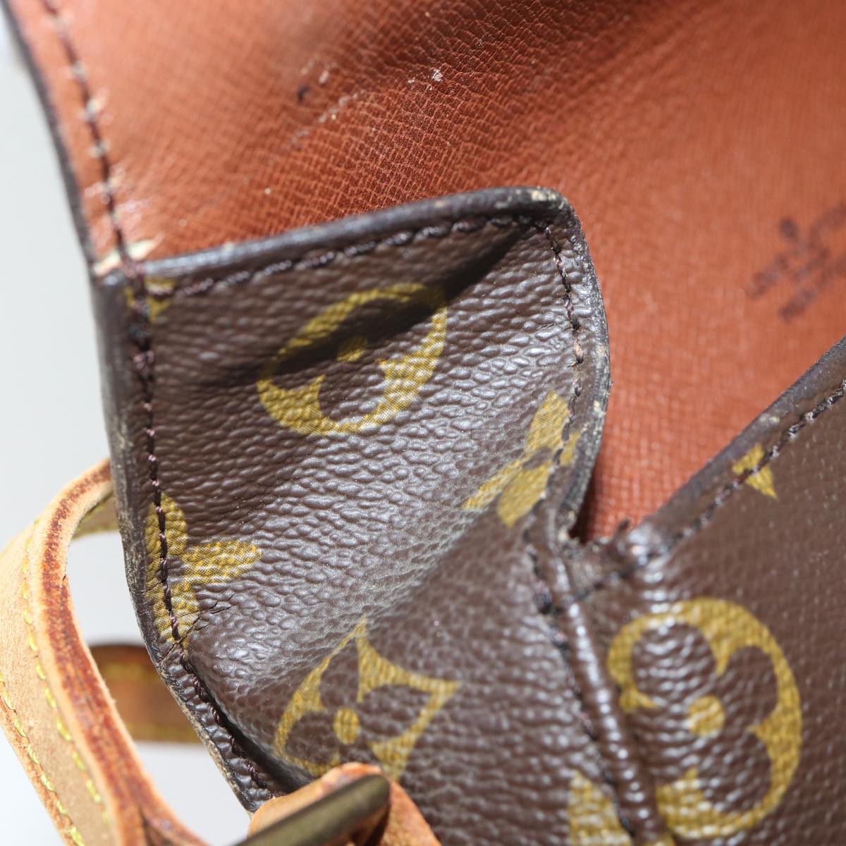 LOUIS VUITTON Monogram Saint Cloud MM Shoulder Bag M51243 LV bs13549