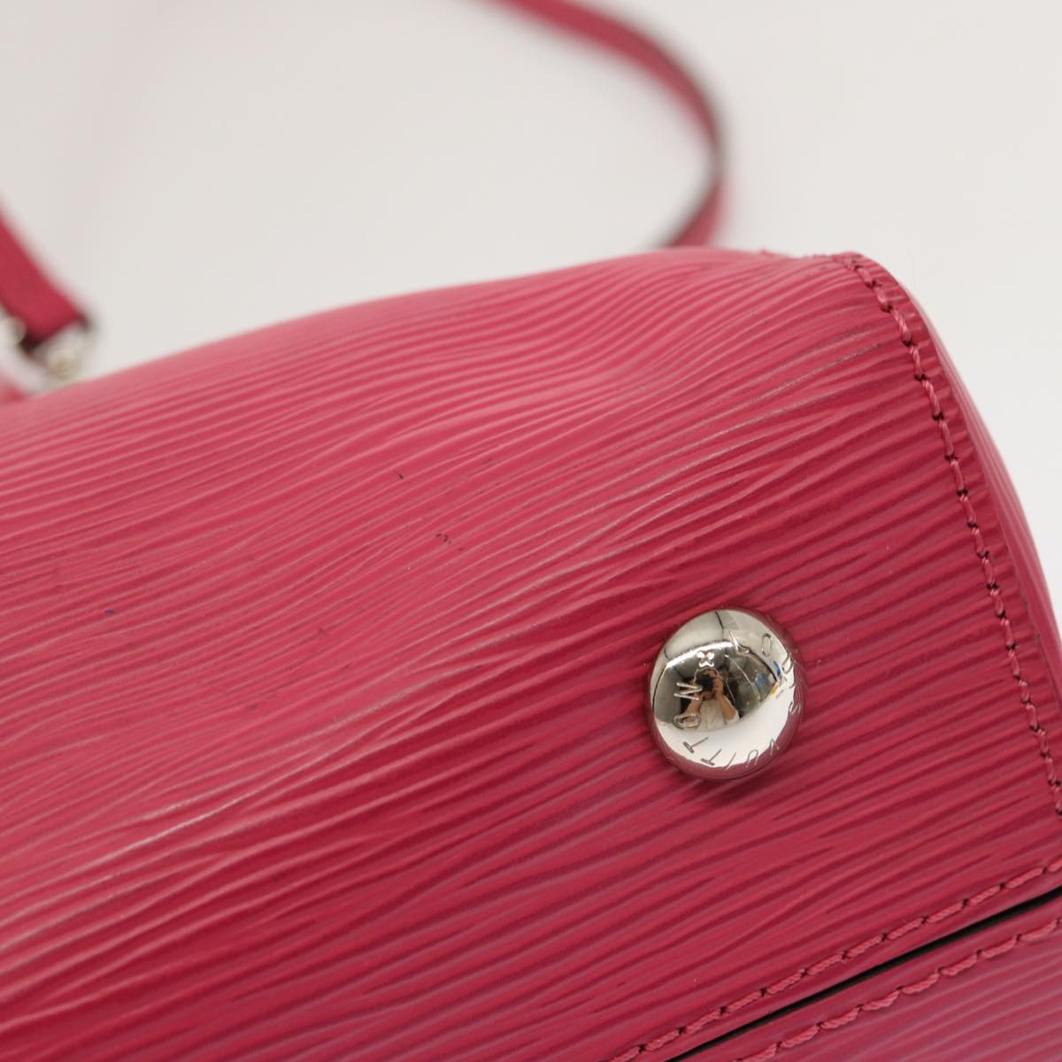 LOUIS VUITTON Epi Marley BB Hand Bag 2way Fuchsia M41378 LV bs13553