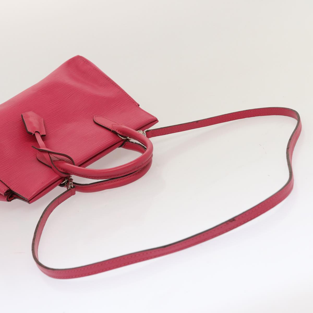 LOUIS VUITTON Epi Marley BB Hand Bag 2way Fuchsia M41378 LV bs13553