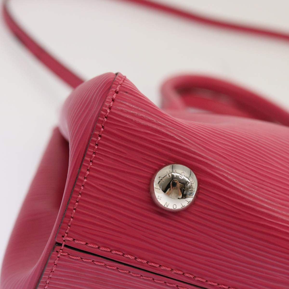 LOUIS VUITTON Epi Marley BB Hand Bag 2way Fuchsia M41378 LV bs13553