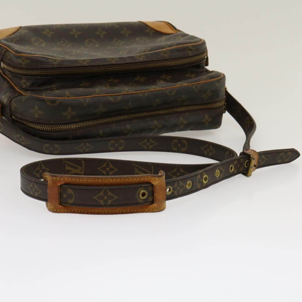 LOUIS VUITTON Monogram Nile Shoulder Bag M45244 LV bs1356